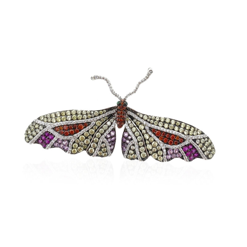 Renkli Butterfly Broş - by Eda Çetin