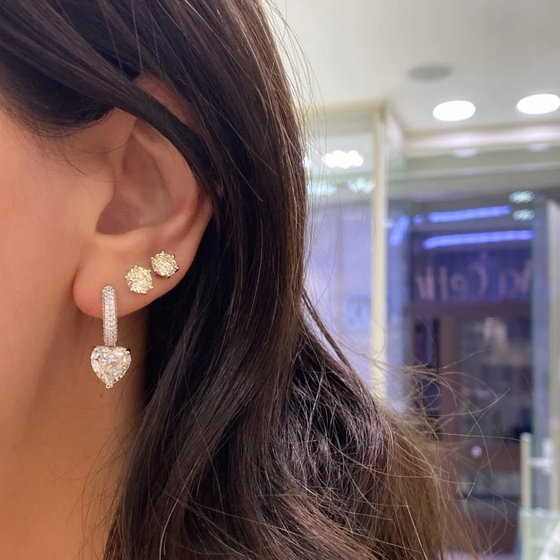 Royal Cut Kalp Küpe - 2