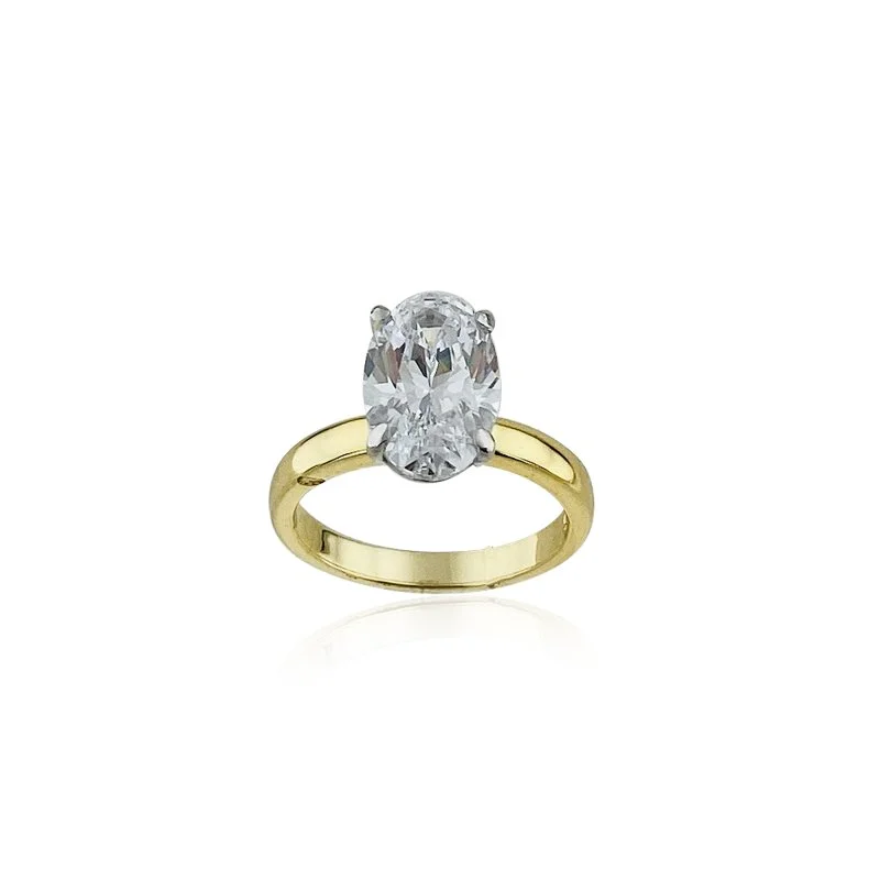 Royal Cut Oval Kesim Yüzük - Büyük Boy - 2