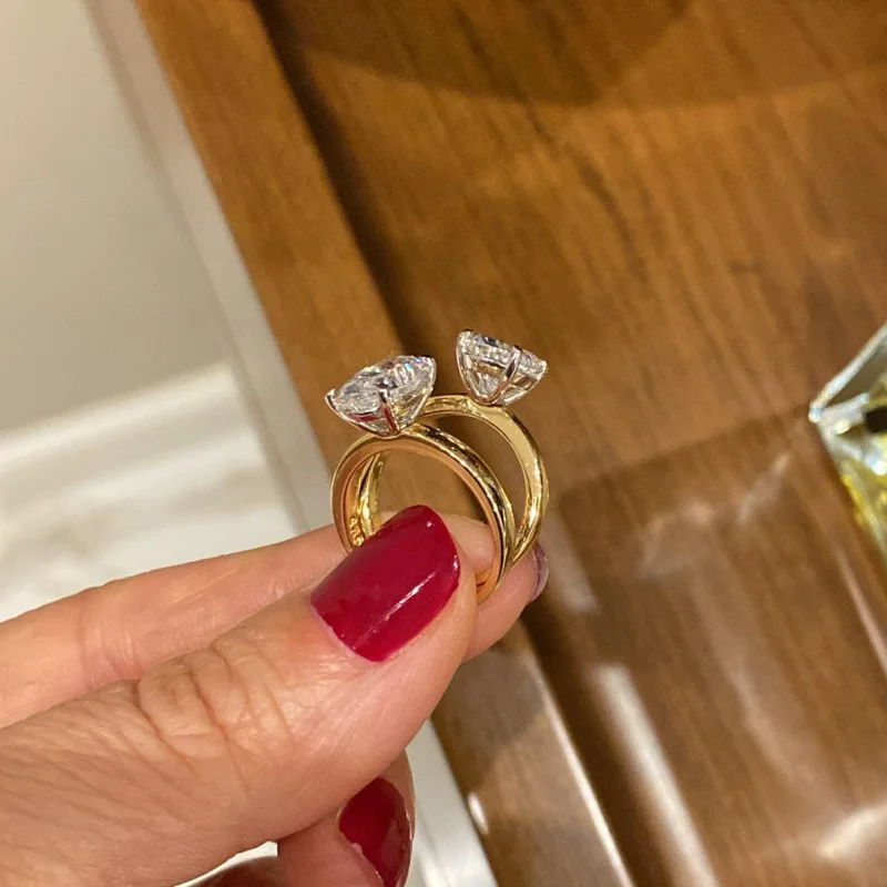 Royal Cut Oval Kesim Yüzük - 3