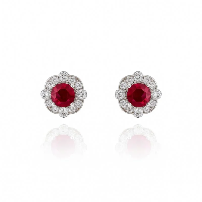 Royal Ruby Küpe - 1