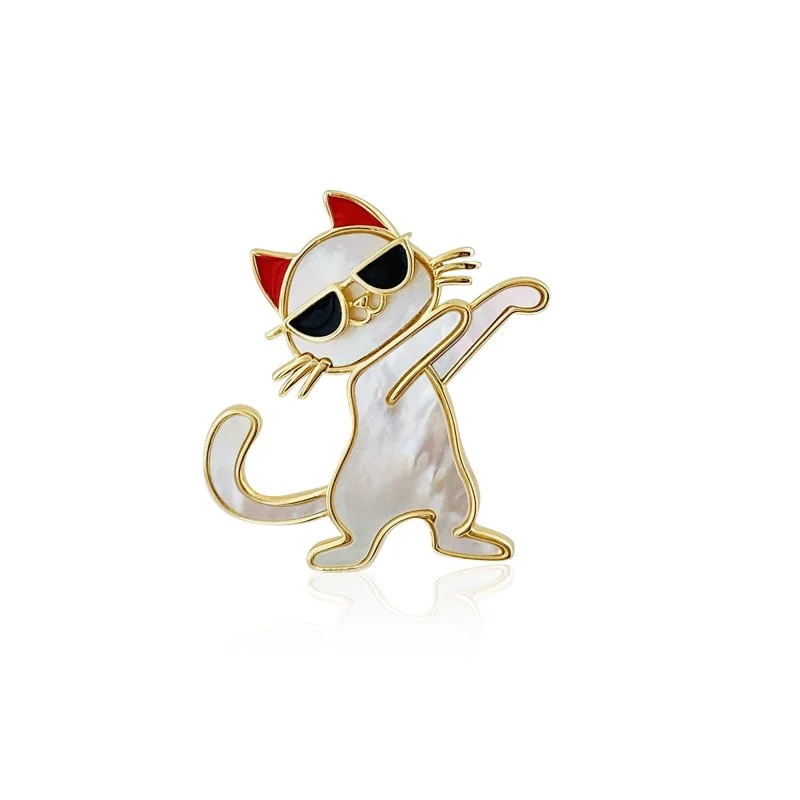 Sedef Kedi Broş - 1