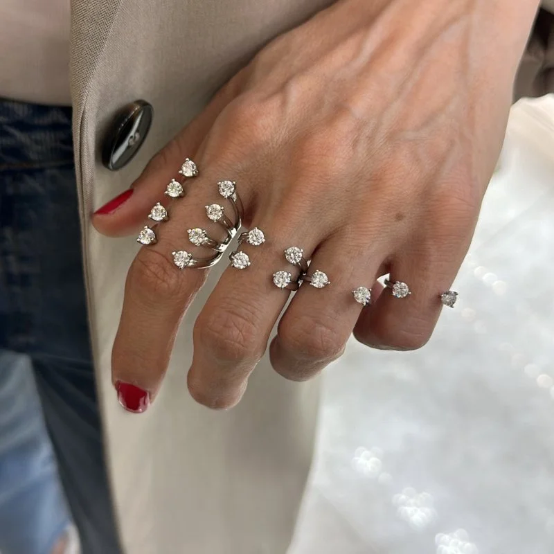 Shiny Çoklu Yüzük - 2