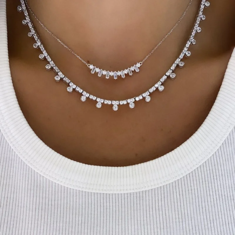 Sıralı Baget Kesim Kolye - 3