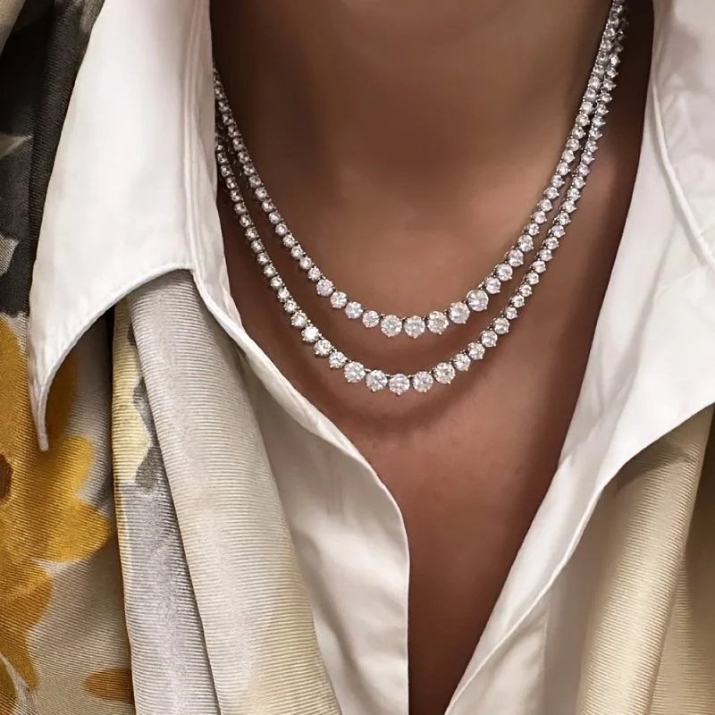 Süzme Su Yolu Kolye - 40 Cm - 2