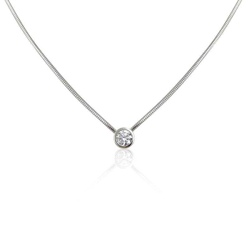 Tek Taş Kolye - by Eda Çetin