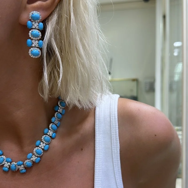 Turkuaz Royal Max Küpe - 2