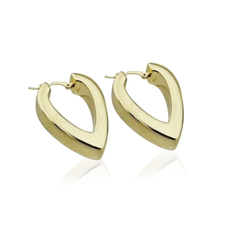 V Form İtalyan Küpe - 4