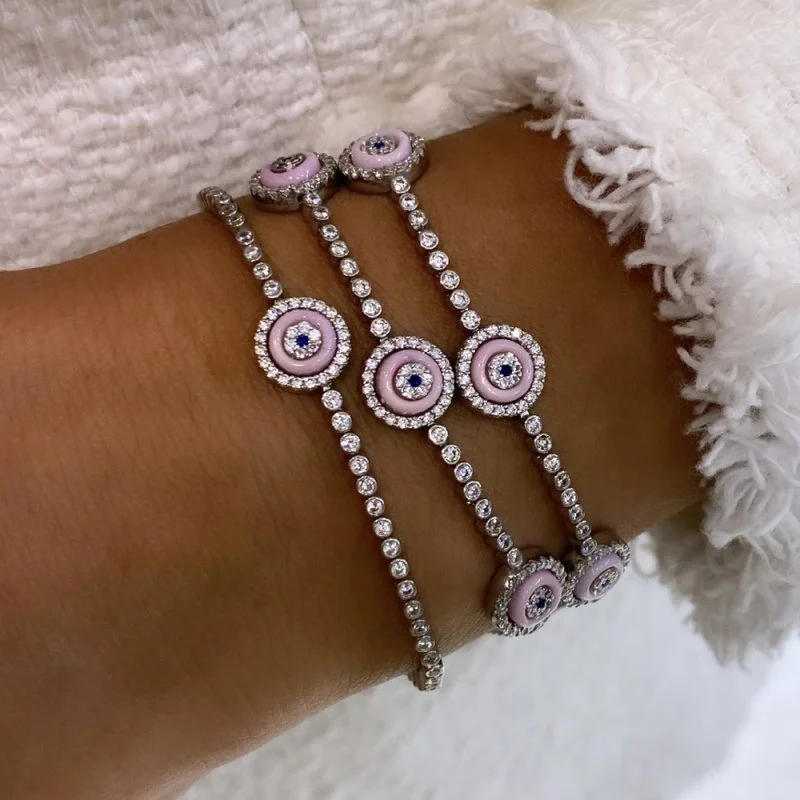 Yeni Seri İnce Camgöz Bileklik - Beşli - 5